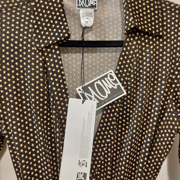 NWT DVF Classic New Jeanne Jersey Wrap Dress - Picture 4 of 6